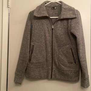 Orage gray fleece jacket